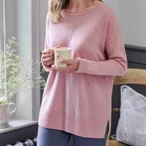 WoolOvers Luxurious Cashmere Boat Neck Sweater size large